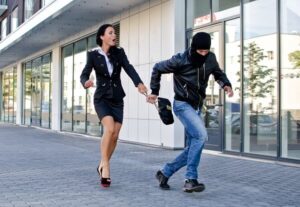 robbery snatching woman's purse theft